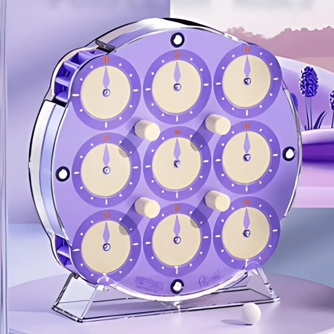 Qiyi Magnetic Clock Lilac Speedcube - Speedcube NZ AU