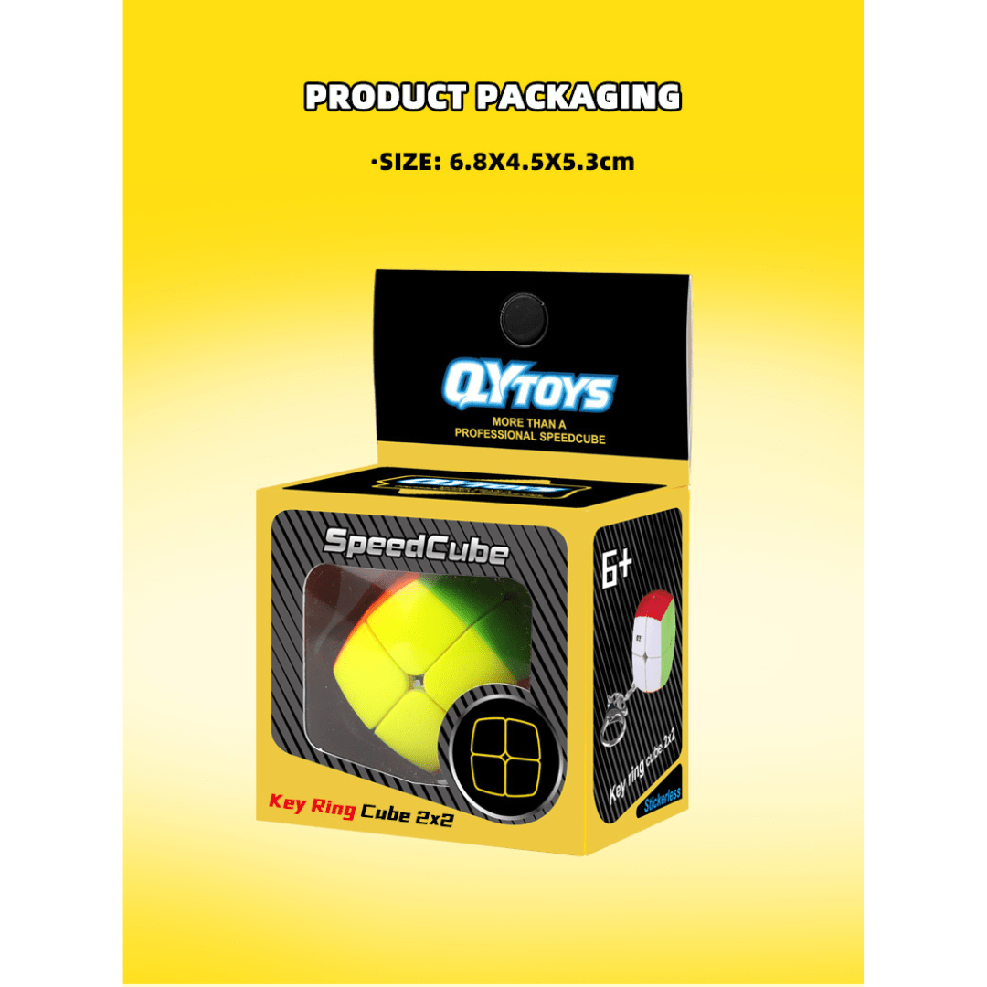Qiyi Mini 2x2 Keychain Speedcube - Speedcube NZ AU