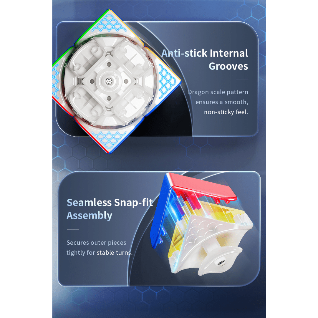 Moyu Weipo V5 2x2 Speedcube Magnetic Ball Core UV - Speedcube NZ AU