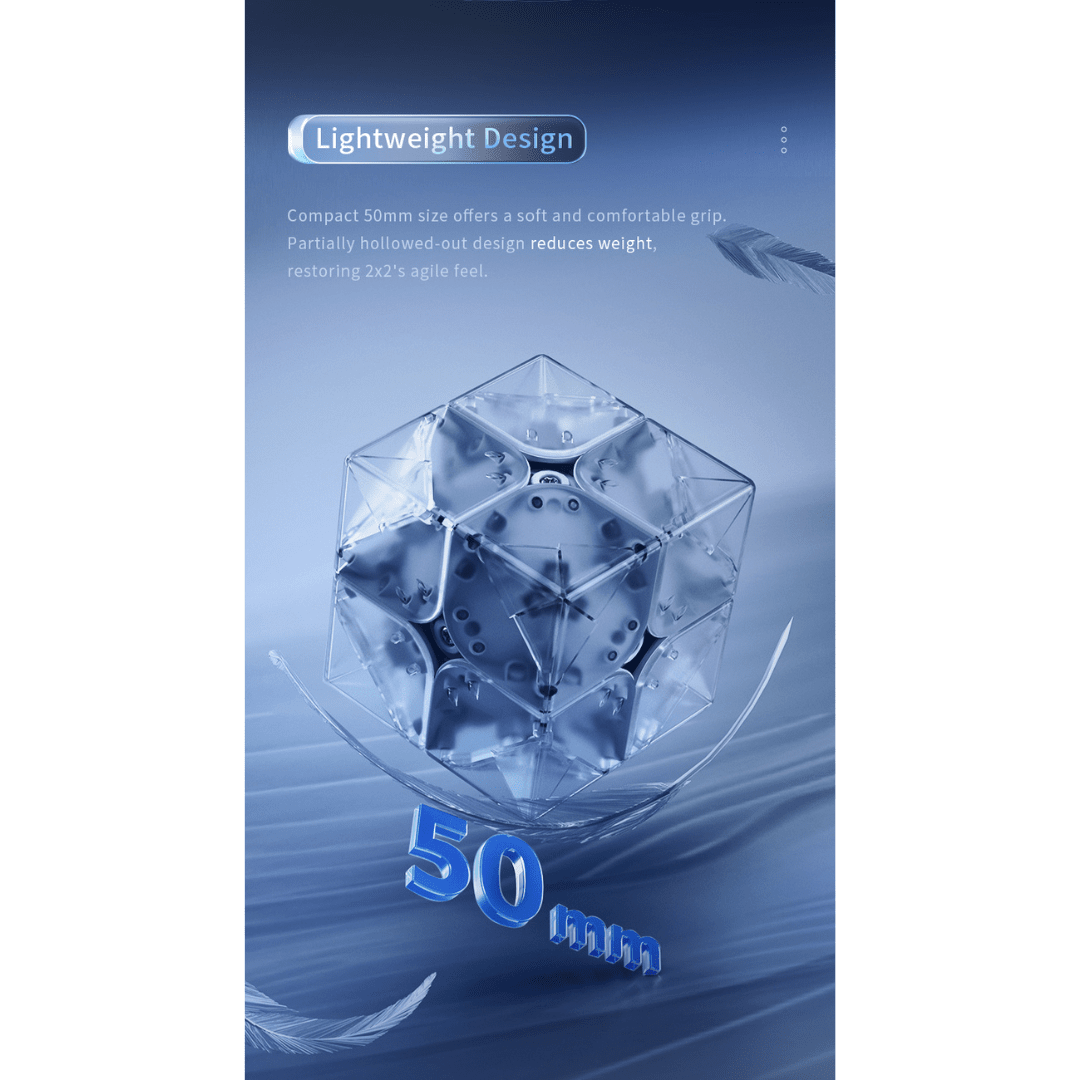 Moyu Weipo V5 2x2 Speedcube Magnetic Ball Core UV - Speedcube NZ AU