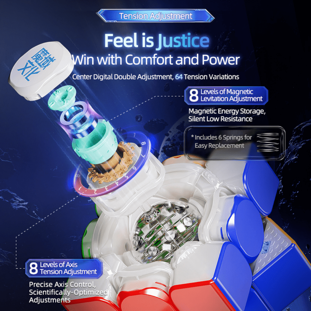 MoYu Super WeiLong 3x3 V2 (20-Magnet Ball-Core + MagLev + UV
