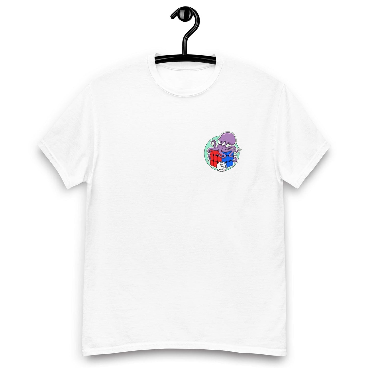 Speedcube.co.nz Wheke Octopus Logo T-Shirt White - Speedcube New Zealand