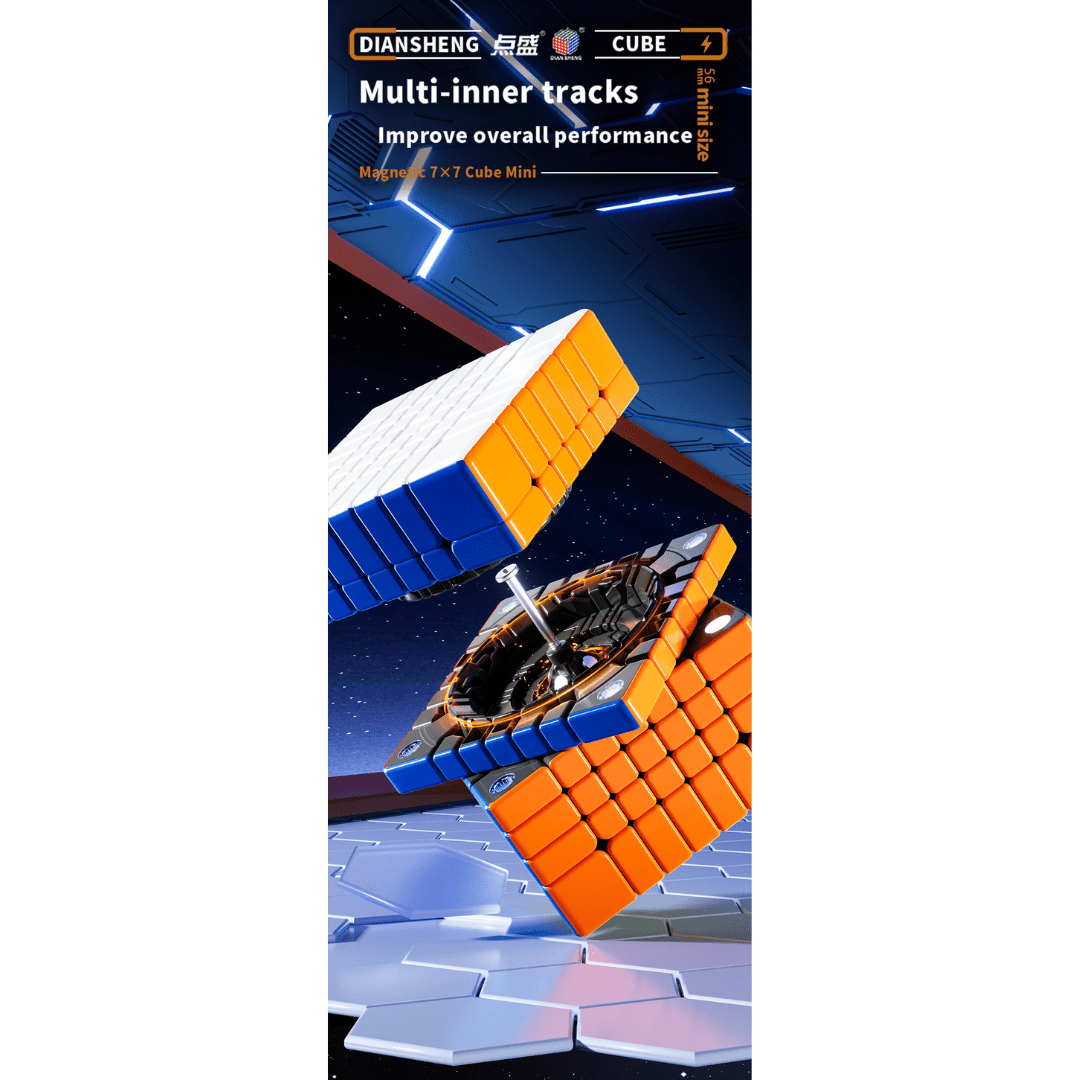 [Pre Order] - Diansheng SMC 56mm Mini Magnetic 7x7 Ball Core Speedcube