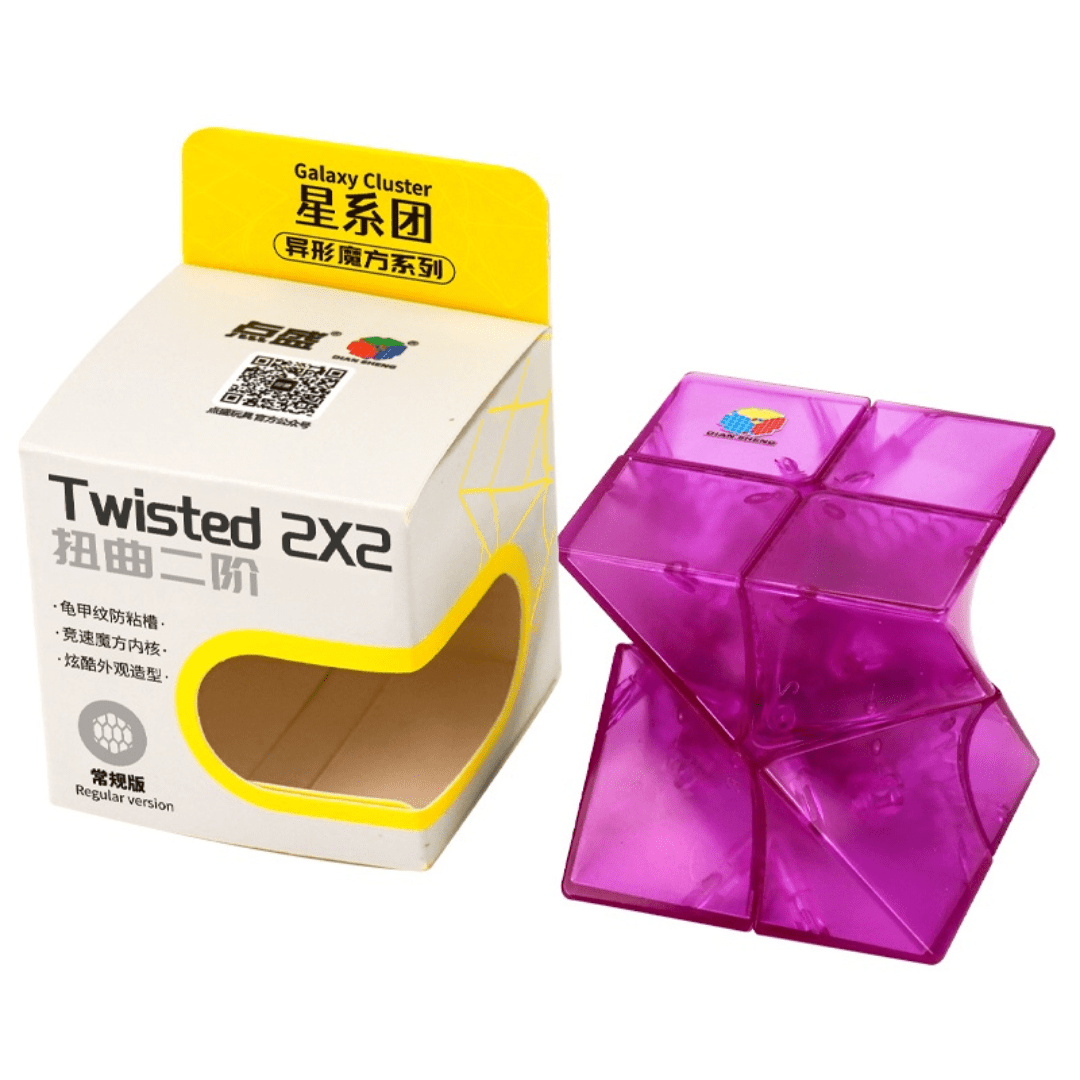 [Pre Order] - DianSheng Twisted 2x2 shape mod speedcube