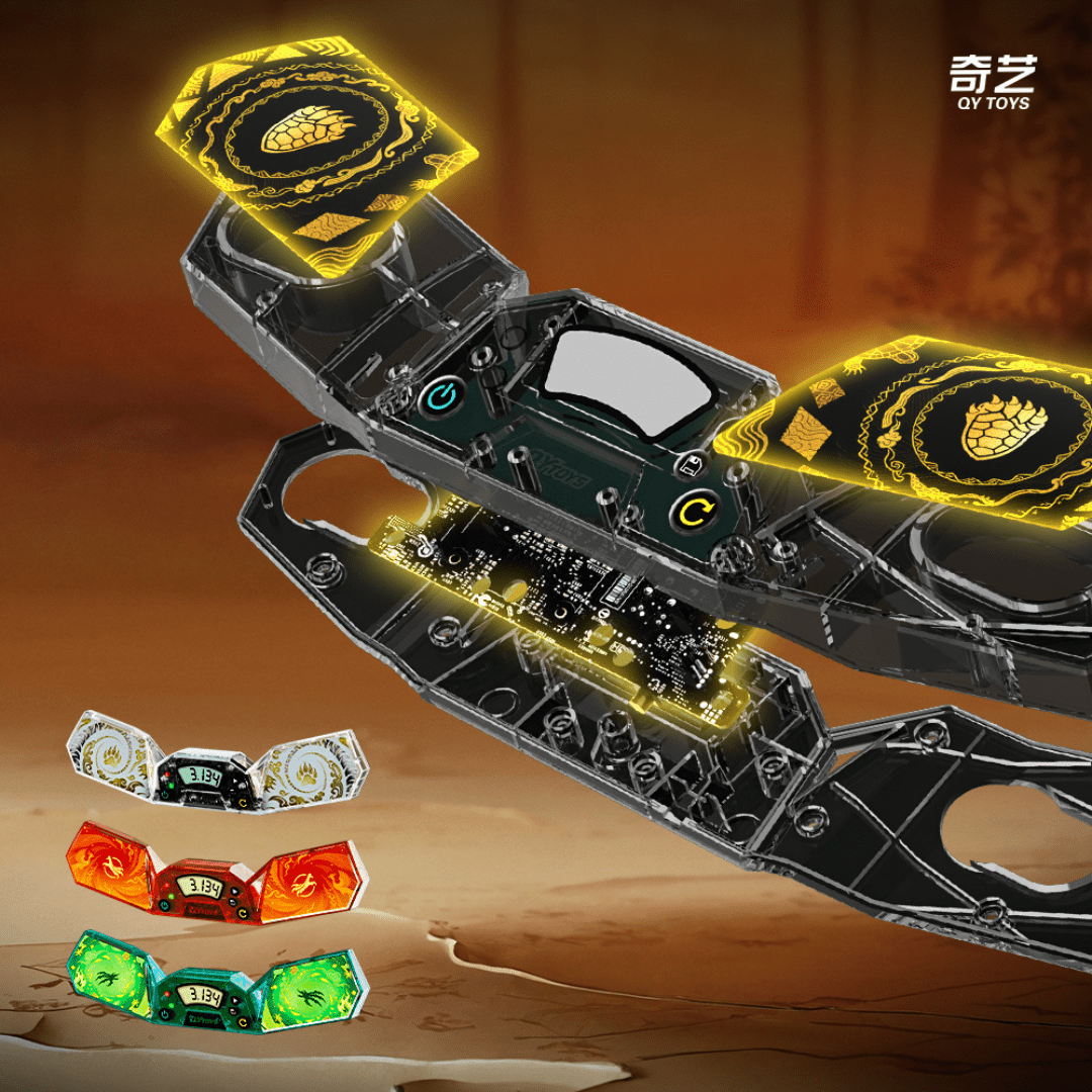 [Pre Order] - Qiyi Coloured Clear Speedcube Timer "Mythical Beast" - Speedcube NZ AU