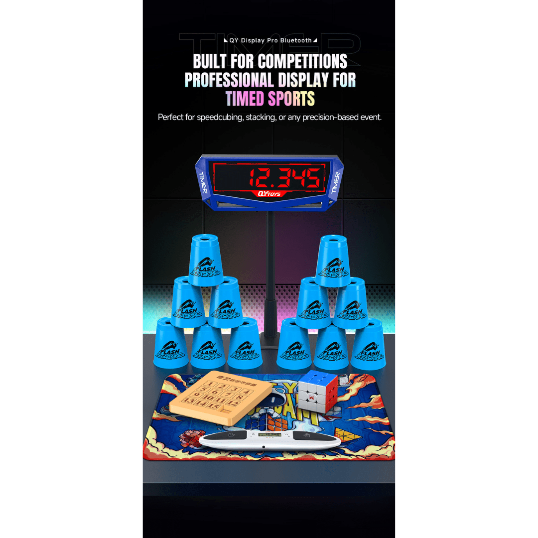 [Pre Order] - Qiyi Bluetooth Tournament Timer Display for Speedcubing - Speedcube NZ AU