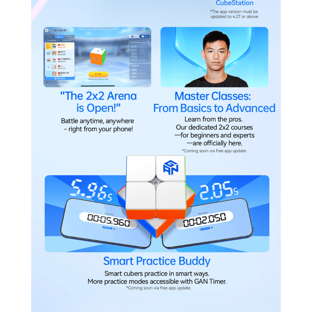 Gan 251 UI Bluetooth Smart 2x2 Speedcube UV