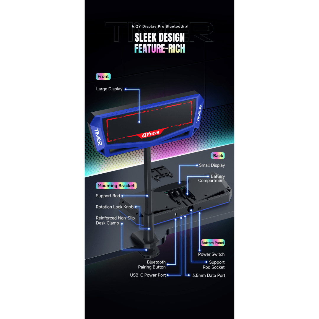 [Pre Order] - Qiyi Bluetooth Tournament Timer Display for Speedcubing - Speedcube NZ AU