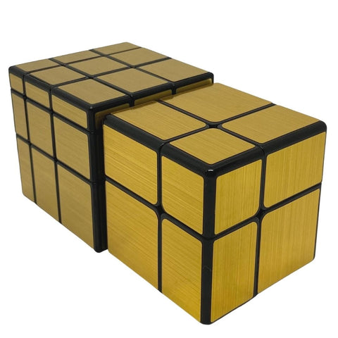 Qiyi Mirror Block 2x2 and 3x3 Speedcube Bundle