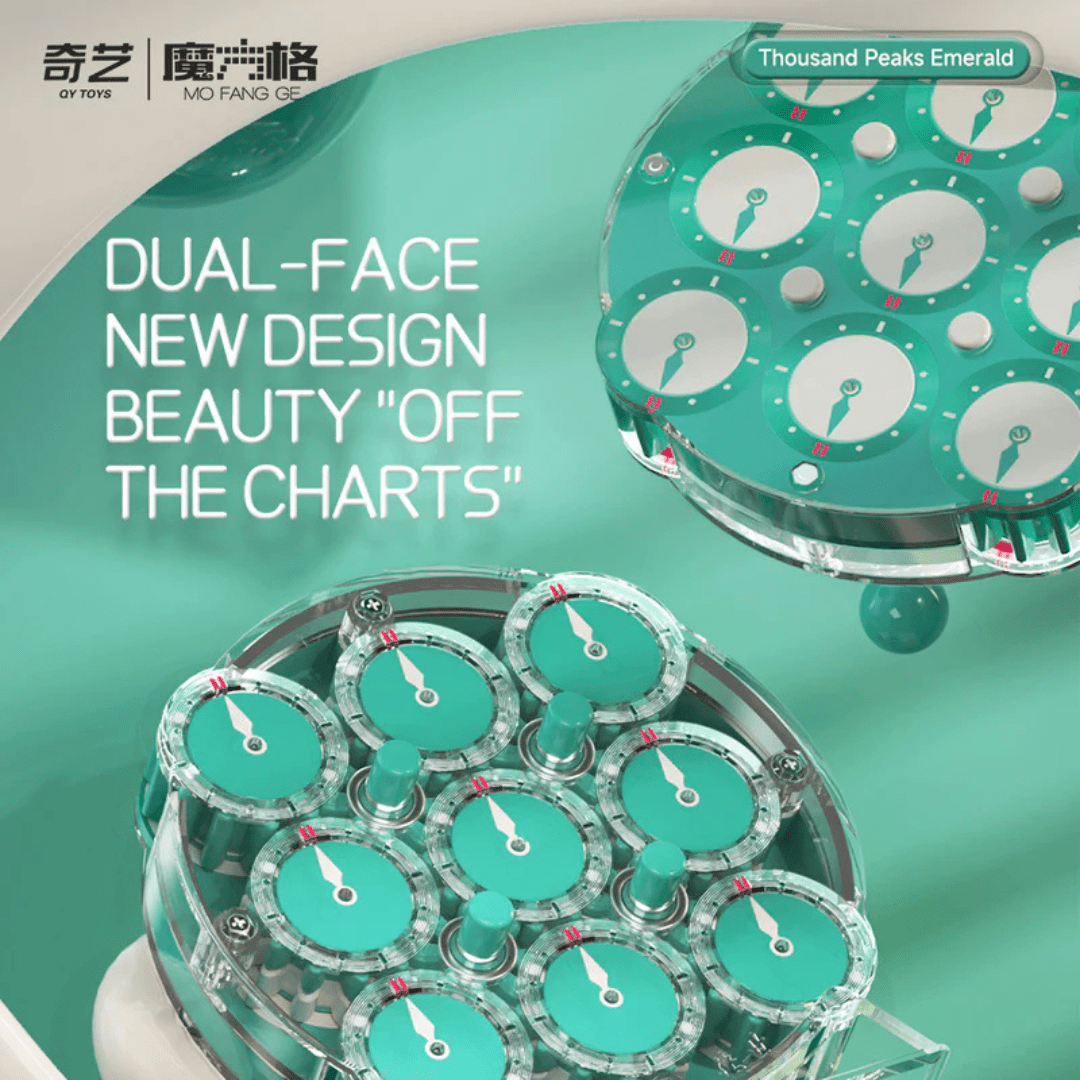 [Pre Order] - Qiyi Magnetic Clock, Gem Green