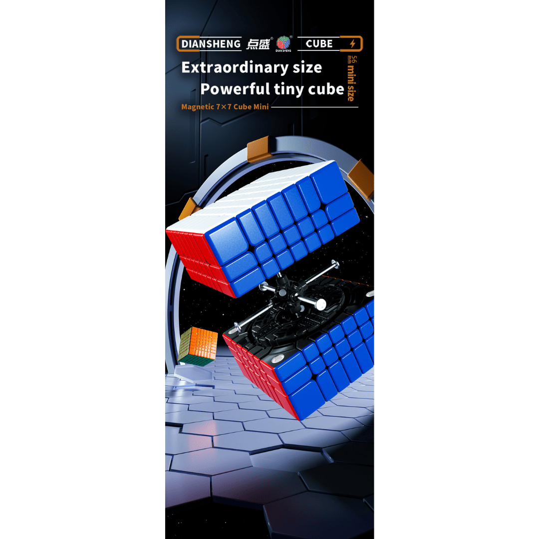 [Pre Order] - Diansheng SMC 56mm Mini Magnetic 7x7 Ball Core Speedcube