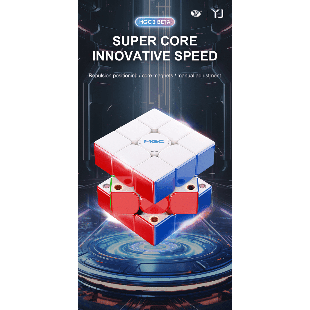 [Pre Order] - YJ MGC3 Beta 3x3 Speedcube (UV Coated, Maglev, Ball-Core) - Speedcube NZ AU