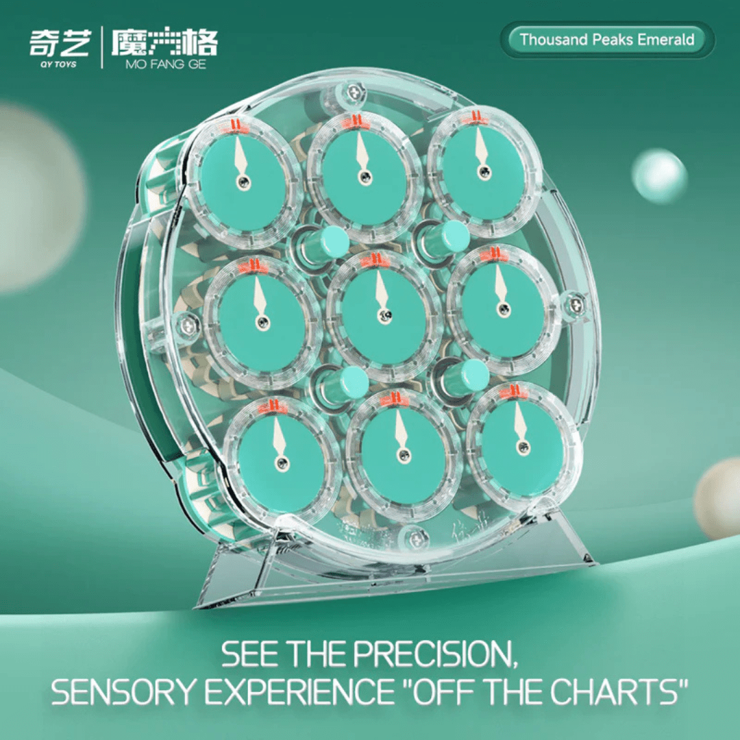 [Pre Order] - Qiyi Magnetic Clock, Gem Green