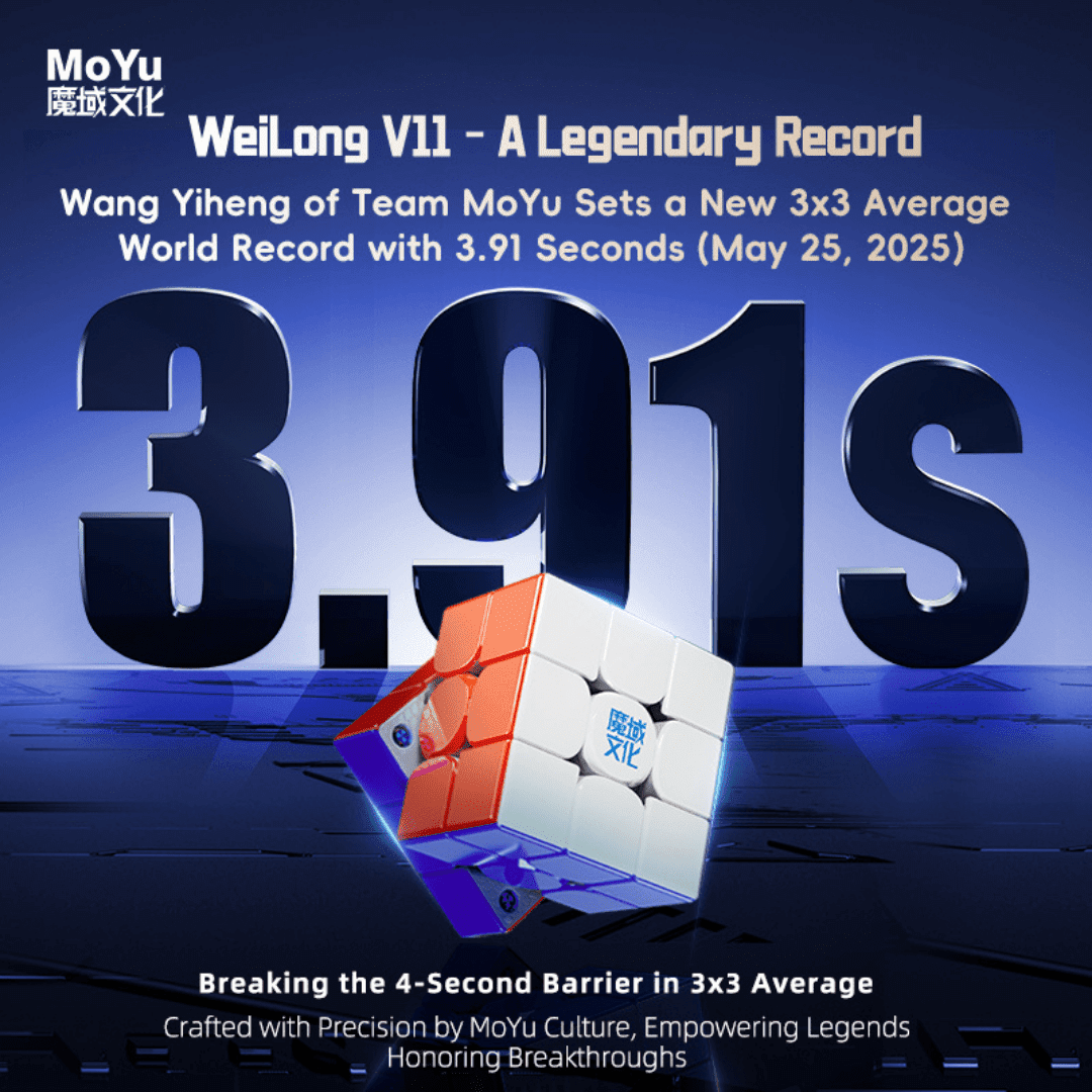 [Pre Order] - MoYu WeiLong WRM V11 3x3 (20 Magnet Ball Core, MagLev, UV)