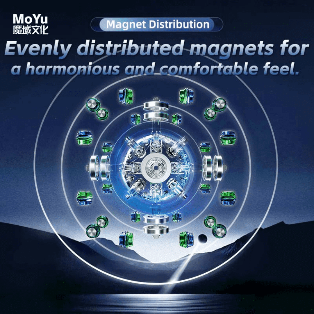 [Pre Order] - MoYu WeiLong WRM V11 3x3 (20 Magnet Ball Core, MagLev, UV)