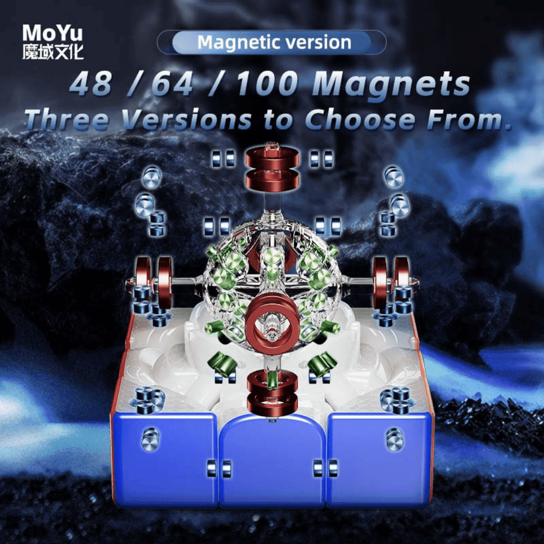 [Pre Order] - MoYu WeiLong WRM V11 3x3 (20 Magnet Ball Core, MagLev, UV)