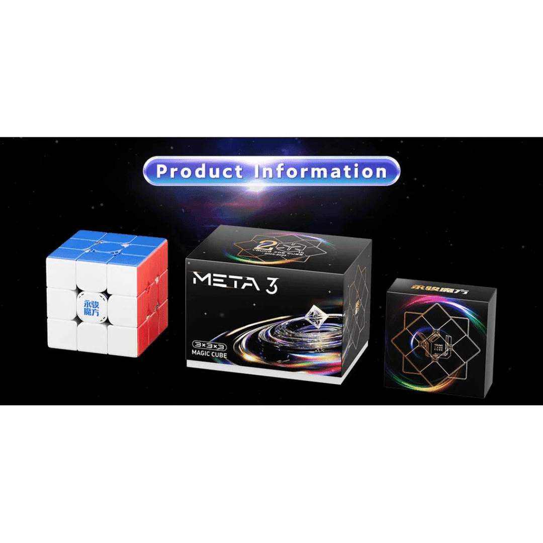 [Pre Order] - YJ Meta Magnetic 3x3 Speedcube, Core and Wing Magnetic