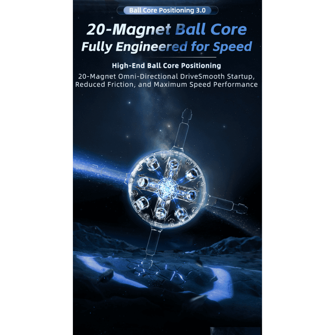 [Pre Order] - MoYu WeiLong WRM V11 3x3 (20 Magnet Ball Core, MagLev, UV)
