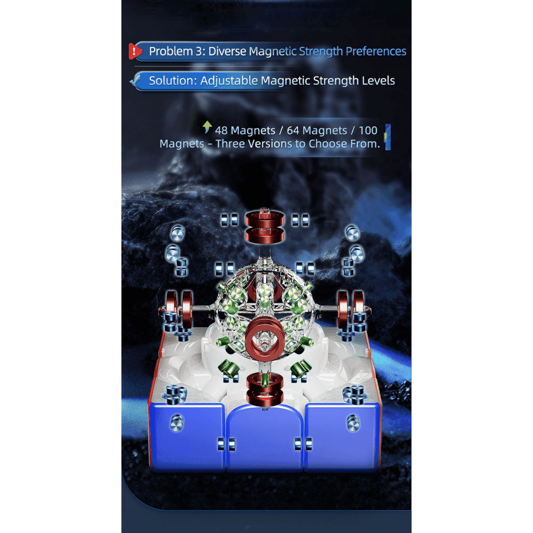 [Pre Order] - MoYu WeiLong WRM V11 3x3 (20 Magnet Ball Core, MagLev, UV)