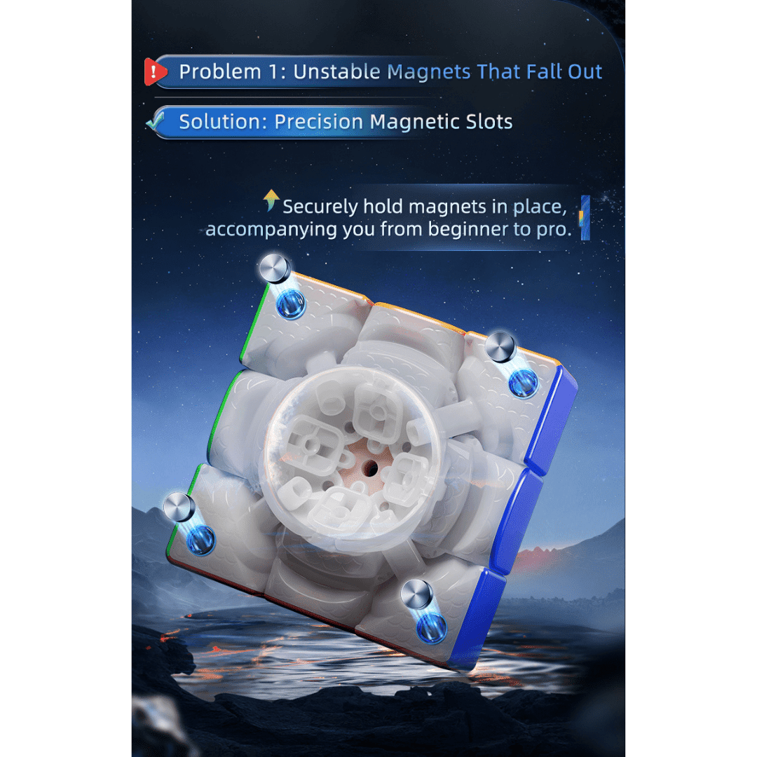 [Pre Order] - MoYu WeiLong WRM V11 3x3 (20 Magnet Ball Core, MagLev, UV)