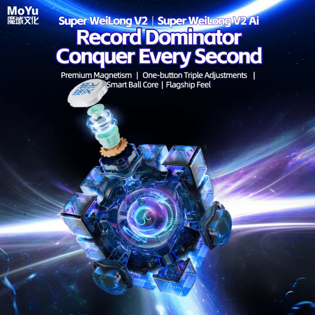 [Pre Order] - MoYu Super WeiLong 3x3 V2 (20-Magnet Ball-Core + UV Coated)