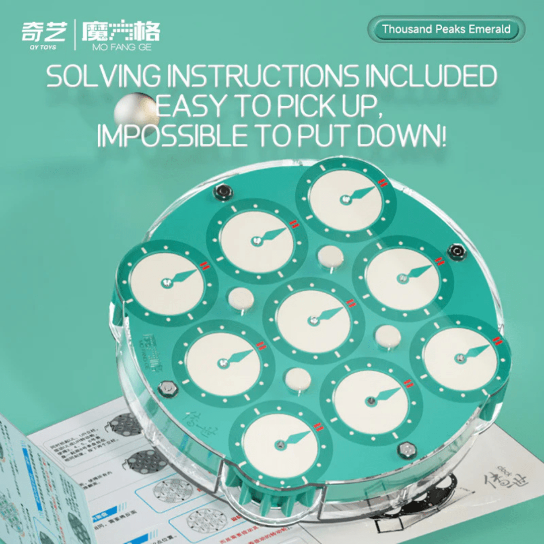 [Pre Order] - Qiyi Magnetic Clock, Gem Green