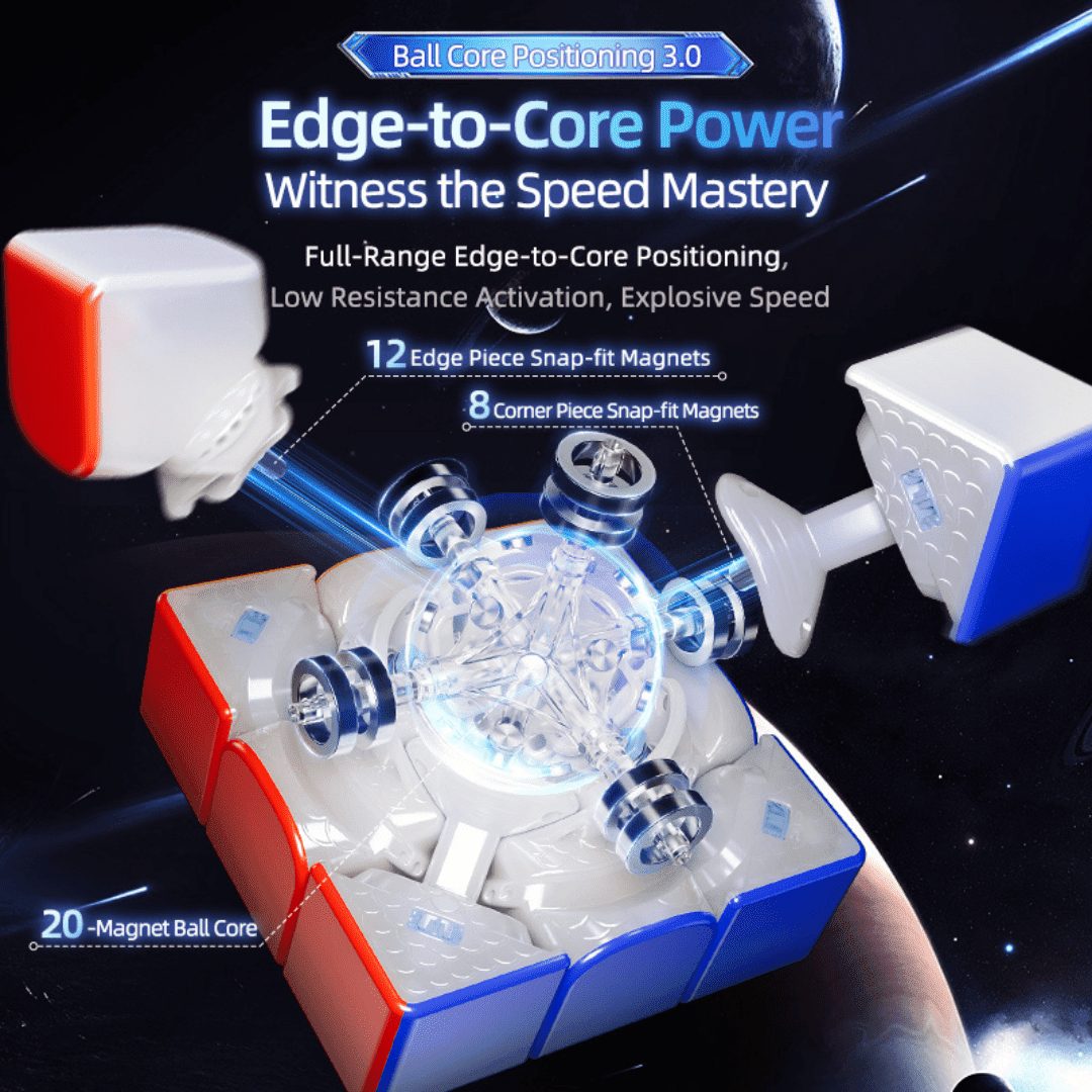 [Pre Order] - MoYu Super WeiLong 3x3 V2 (20-Magnet Ball-Core + UV Coated)