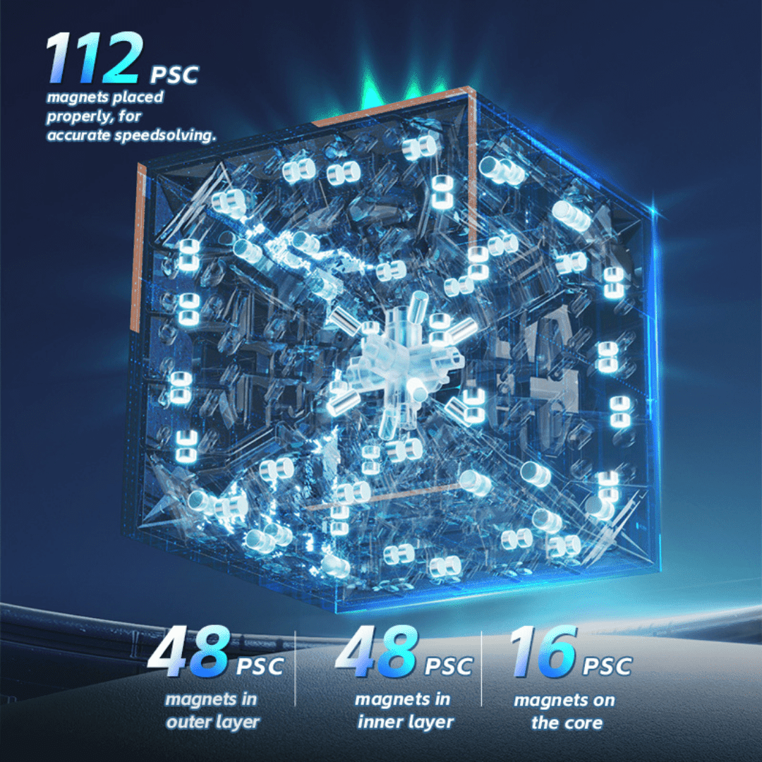 [Pre Order] - Vin Cube 5x5 speedcube (Ball-Core)