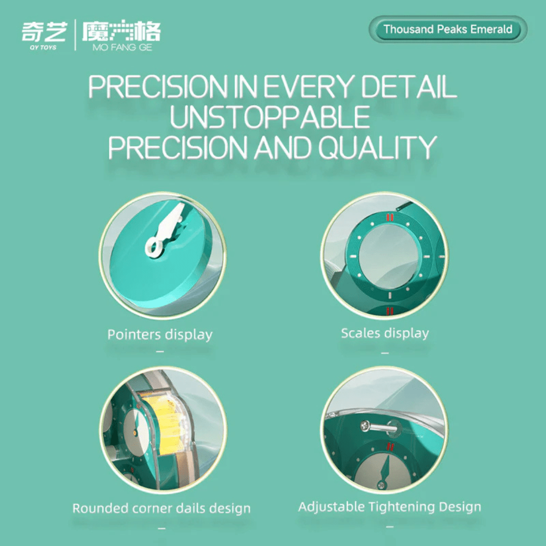 [Pre Order] - Qiyi Magnetic Clock, Gem Green