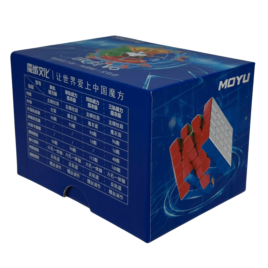 Moyu Aochuang V6 magnetic 5x5 speedcube (Single track frosted) - Speedcube NZ AU