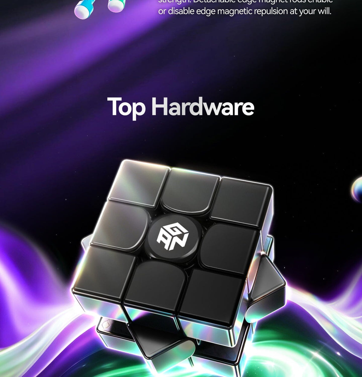 [Pre Order] - GAN17 MagDrive UV Magnetic 3x3 Speedcube - Speedcube NZ AU