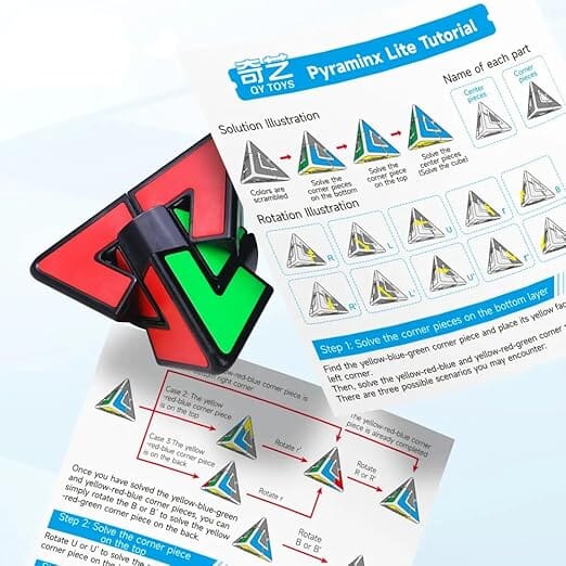 [Pre Order] - Qiyi Pyraminx Duo aka Lite Speedcube - Speedcube NZ AU