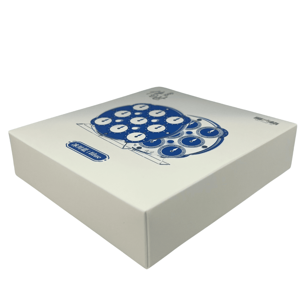 Qiyi Magnetic Clock Glacier Blue Speedcube