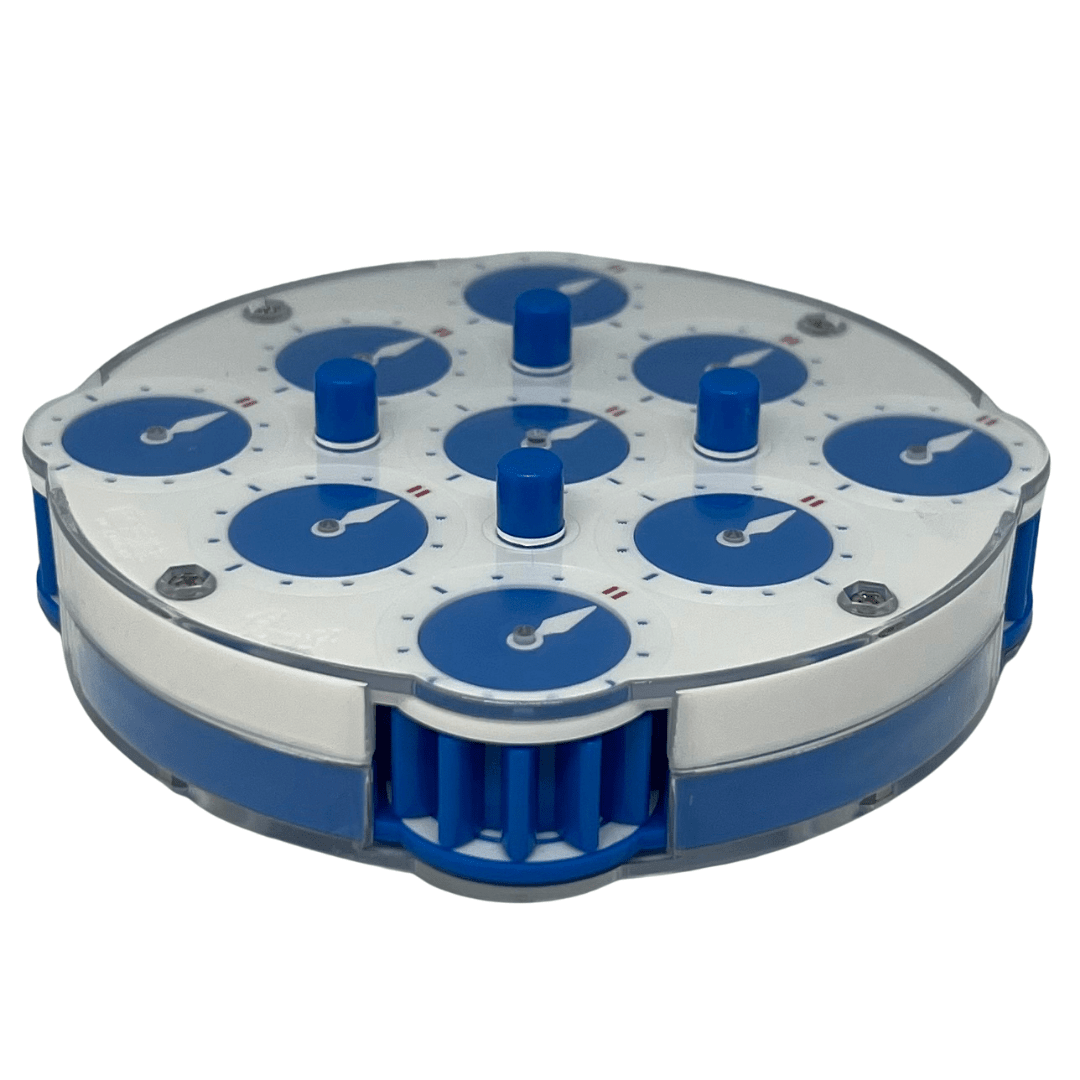 Qiyi Magnetic Clock Glacier Blue Speedcube