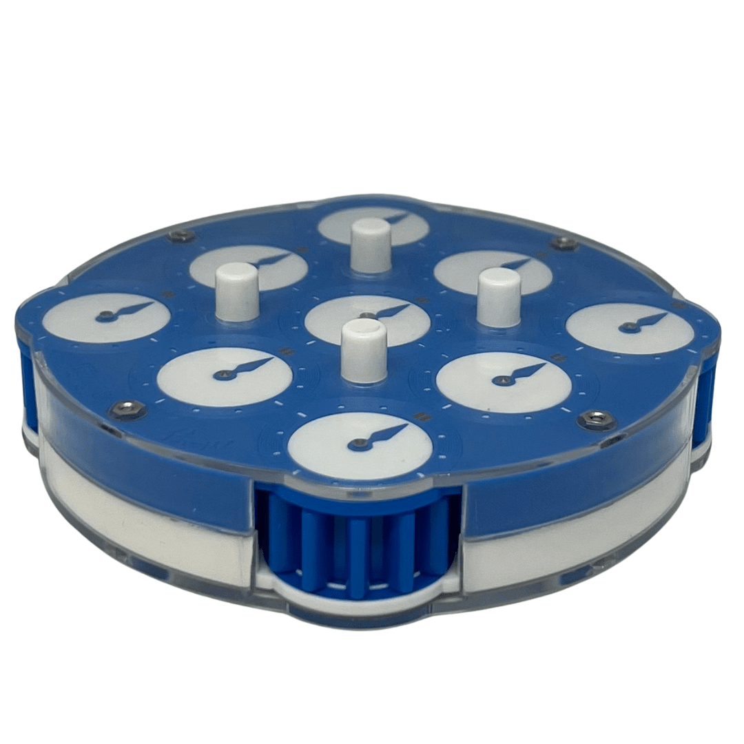 Qiyi Magnetic Clock Glacier Blue Speedcube