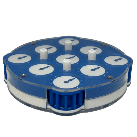 Qiyi Magnetic Clock Glacier Blue Speedcube