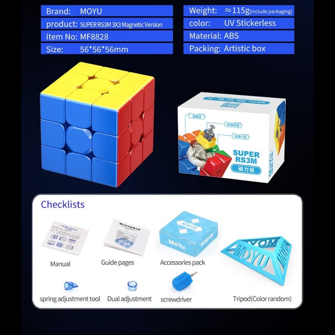 Moyu Super RS3M 2022 - STANDARD MAGNETIC EDITION - Speedcube New Zealand