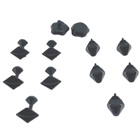 YJ YuHu Megaminx Black Replacement Parts - Speedcube New Zealand