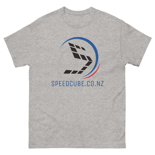 Speedcube.co.nz Team Logo T-Shirt Grey - Speedcube New Zealand