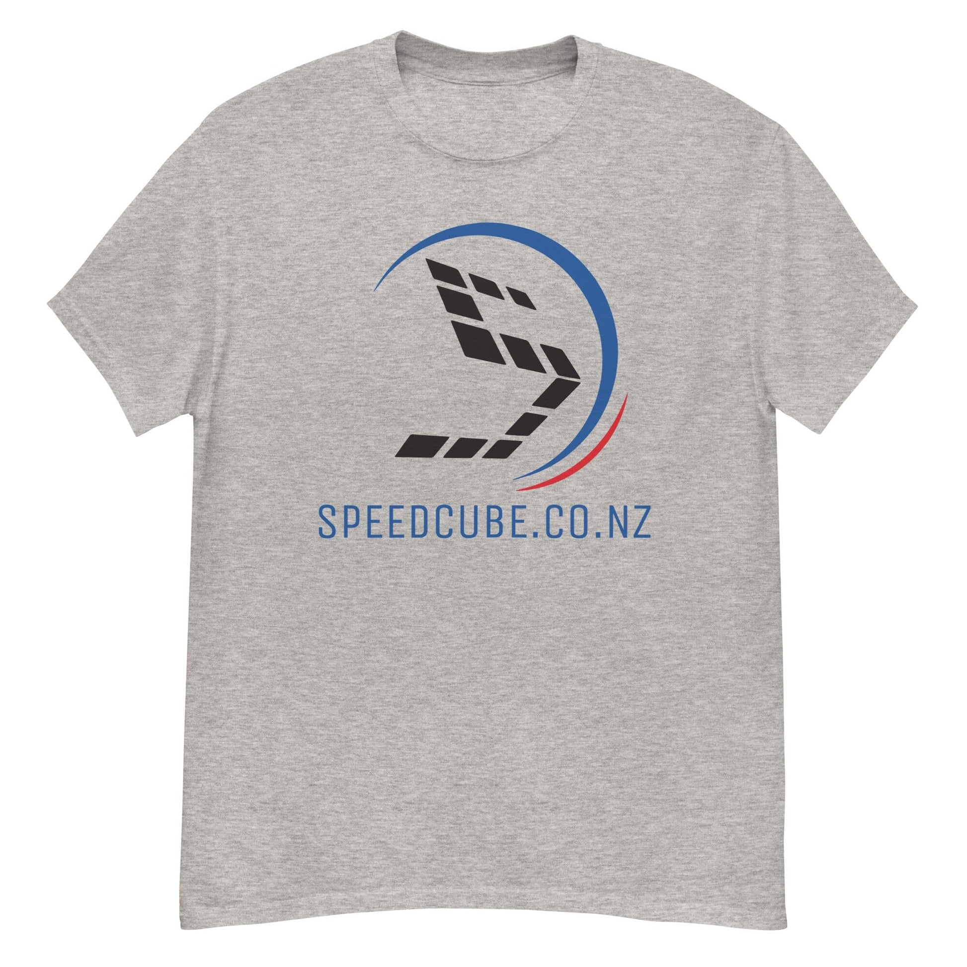 Speedcube.co.nz Team Logo T-Shirt Grey - Speedcube New Zealand