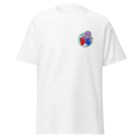 Speedcube.co.nz Wheke Octopus Logo T-Shirt White - Speedcube New Zealand