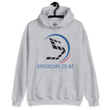 Speedcube.co.nz Team Logo Hoodie Grey - Speedcube New Zealand