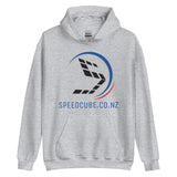 Speedcube.co.nz Team Logo Hoodie Grey - Speedcube New Zealand